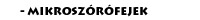 Mikroszrfejek s prstk